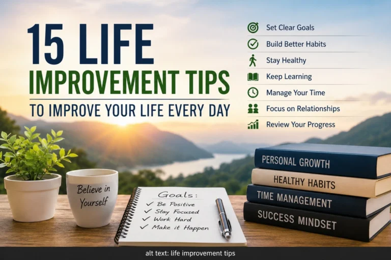 15 Life Improvement Tips for a Better Life